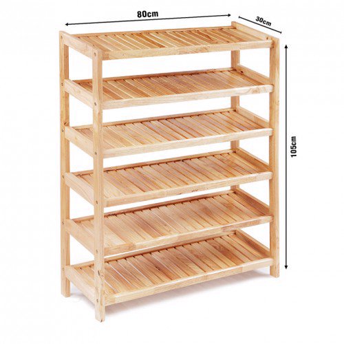 Kệ Giày Dép 6 Tầng Rộng 80 cm