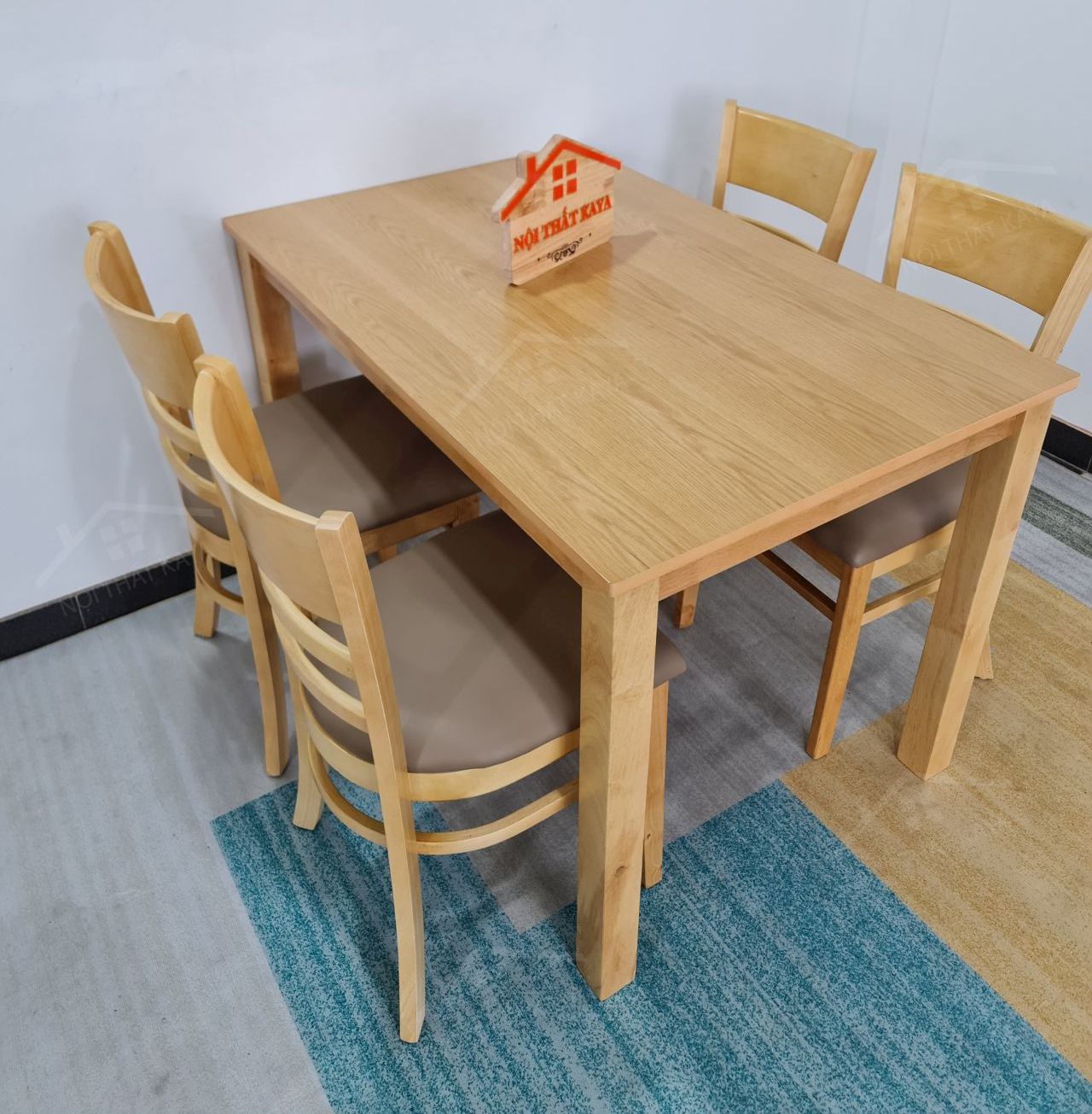 Set Bàn Ăn 4 Ghế Mostar (tự Nhiên) Bak-1153 (2)