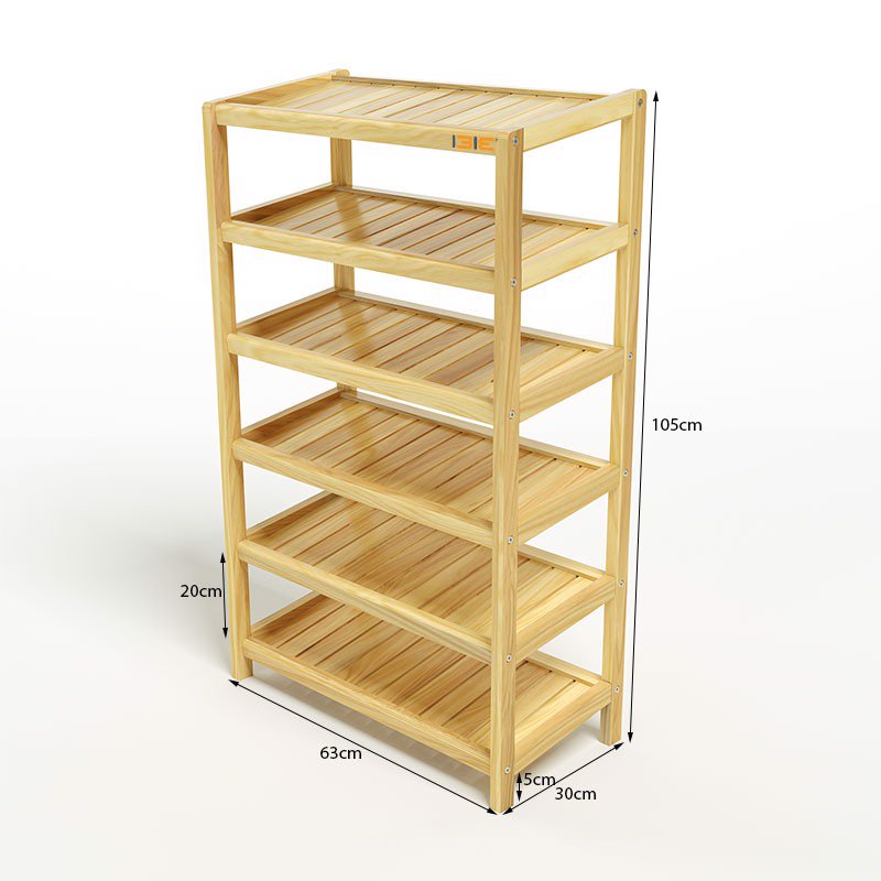 Kệ Giày Dép 6 Tầng Rộng 60 cm