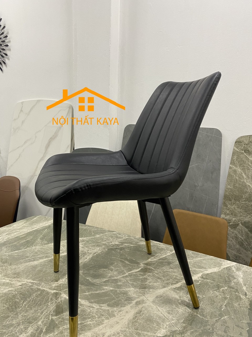 Bộ Bàn Mặt Đá Ceramic Chân Neva - 4 Ghế Nhập Khẩu KY-GH25 - Ảnh 11
