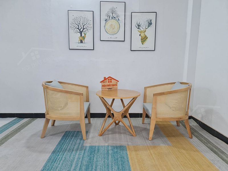 Sofa Vòm 2 Ghế + Bàn Chân Sao - Thumbnail