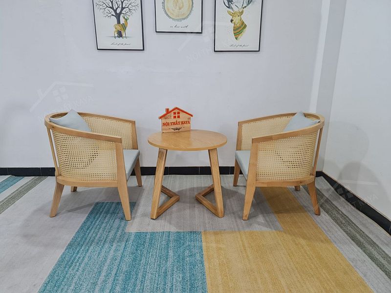 Sofa Vòm 2 Ghế + Bàn Chân V - Thumbnail