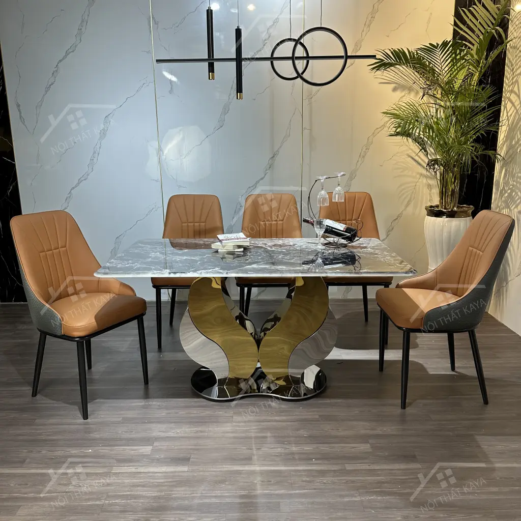 Bộ Bàn Ghế Nhập Khẩu Alice - 6 Ghế - K72 (2)