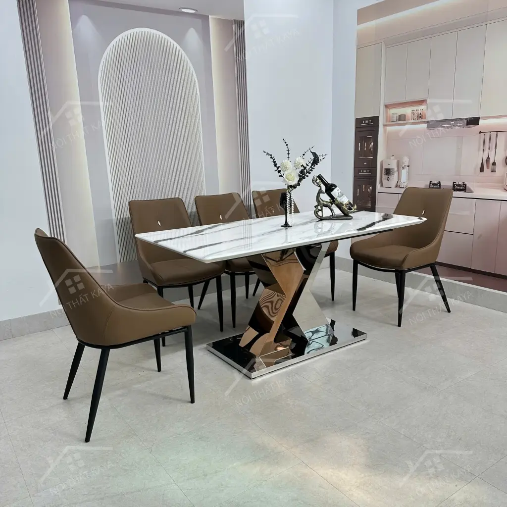 Bộ Bàn Ghế Nhập Khẩu Beyli - 6 Ghế - K07 (3)
