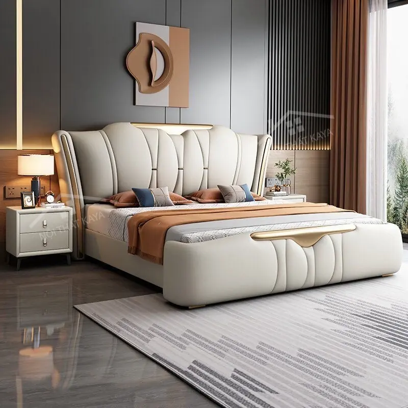 Giường Bọc Nệm đầu Kiểu Gndk026 (4)