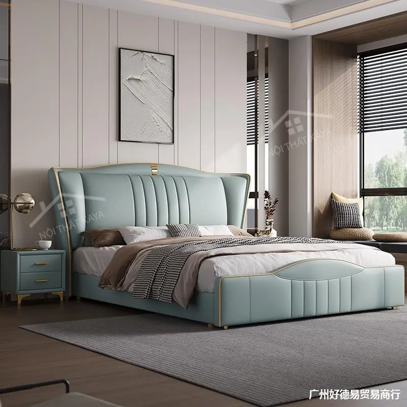 Giường Bọc Nệm đầu Kiểu Gndk029 (2)